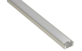 PERFIL DE ALUMINIO PARA CINTAS CON LEDs - PLANO - 2m