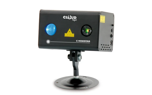 Cloud Night MiniStar láser 140 mW Rojo y verde + LED 9W RGB
