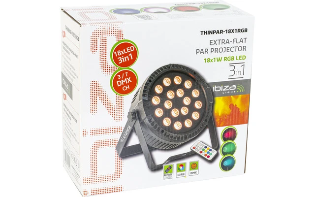 Ibiza Light ThinPar 18 x 1 RGB