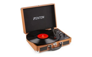 Fenton RP115F Record Player Brown