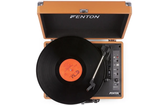Fenton RP115F Record Player Brown