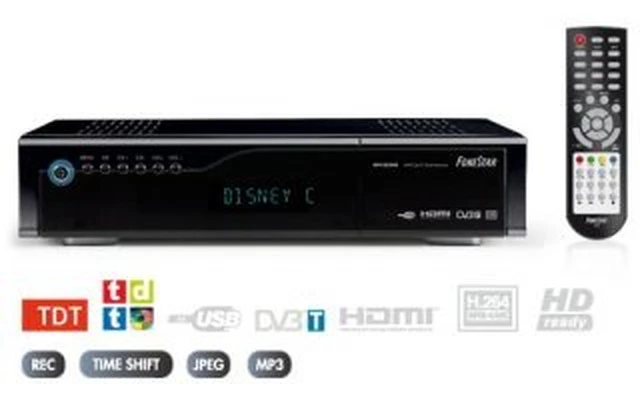 Receptor TDT HD MPEG-4/H.264 y MPEG-2 con salida HDMI y función 
