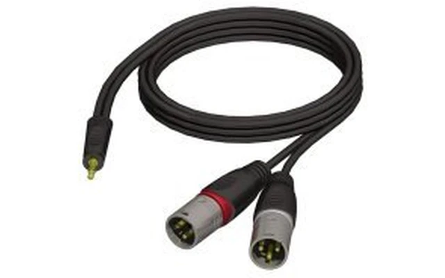 Adam Hall - Cable Jack 3.5 mm macho stereo a 2xXLR macho 3m