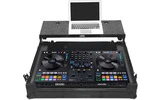 UDG Ultimate Flight Case Rane Four Black Plus (Estante portátil + Ruedas)
