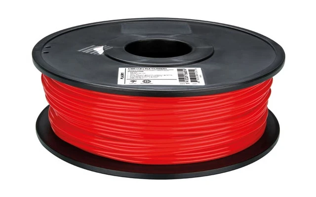 FILAMENTO PLA 3mm - COLOR ROJO - 1 kg
