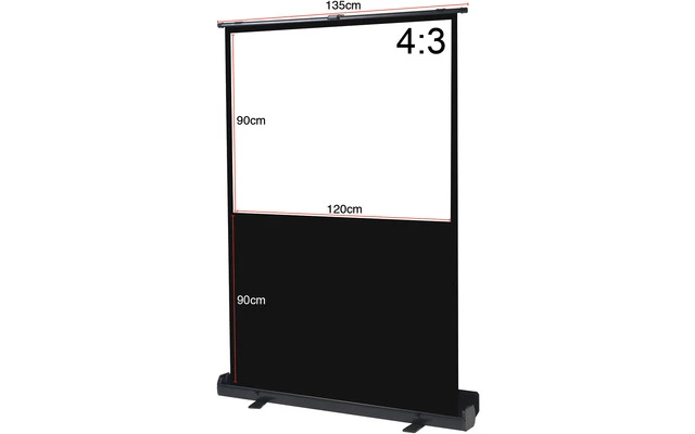 Pantalla para proyector manual 60