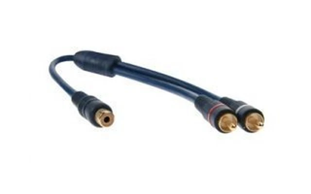 CABLE AUDIO - RCA HEMBRA A 2 x RCA MACHO, 30cm - AVB072/0.3