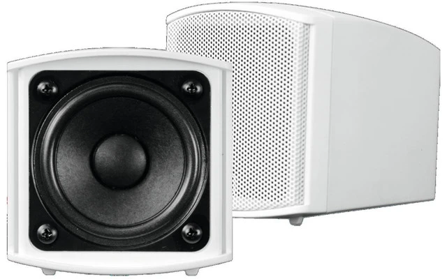 OMNITRONIC OD-2T Pareja altavoz de pared 100V blanco