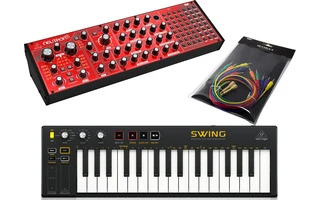 Behringer Neutron + Korg MicroKey2-49 + SQ Cables 6 Mini-Jack