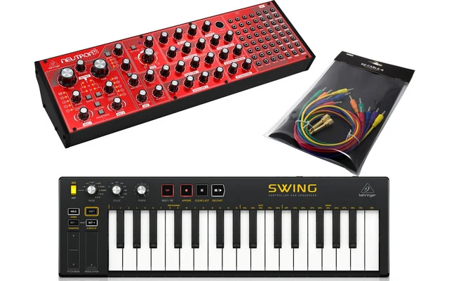 Behringer Neutron + Korg MicroKey2-49 + SQ Cables 6 Mini-Jack