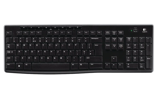 Teclado Inalambrico Estándar USB US International Negro - Logitech 920-003736