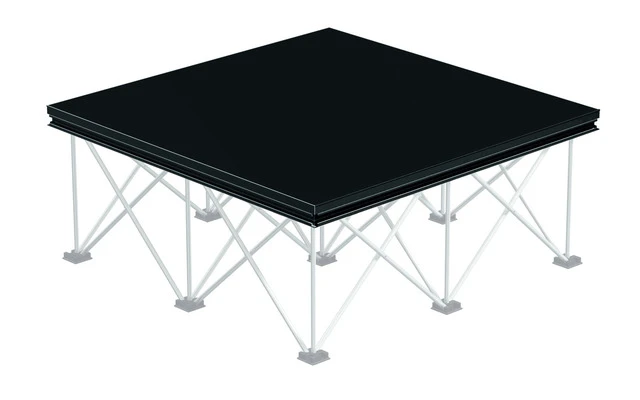 Power Dynamics Spider Deck750 Black 100 x 100cm