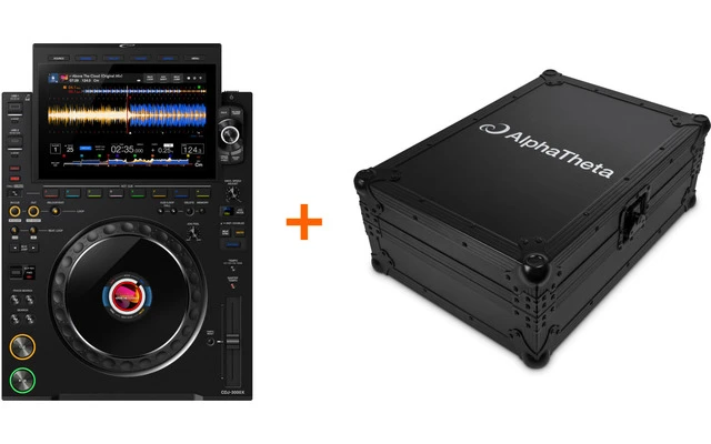 AlphaTheta CDJ-3000X con Flight Case oficial