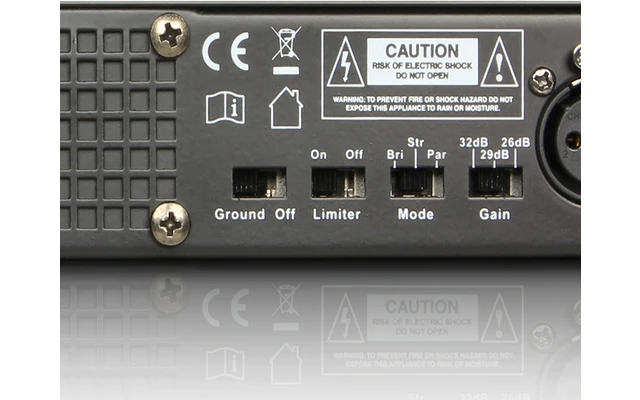 LD Systems XS 700 - Amplificador de PA Class D 2 x 350 W 4 Ohmios