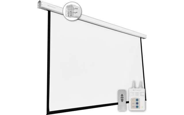 Pantalla para videoproyector electrica 135