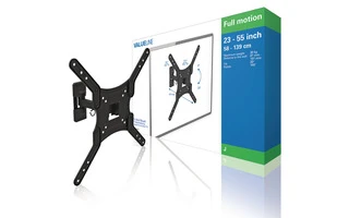 Soporte de pared con rotación completa para TV de 23 - 55", 30 kg - Valueline VLMFM2M