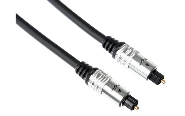 Conector TosLink macho a conector TosLink macho estándar 1.5M
