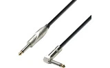 Adam Hall Cables K3 IPR 0300 Cable de Instrumento de Jack 6,3 mm mono a Jack 6,3 mm mono acodado