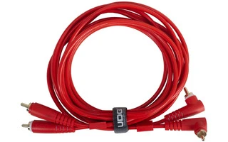 UDG Ultimate Audio Cable Set RCA Straight - RCA Angled Red 3m