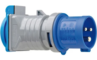Conector de alimentación de CA Perilex / France / Type E (CEE 7/6) 16 A Gris - Brennenstuhl 1080