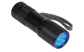 Linterna UV ( luz negra ) 9 LEDs