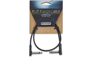 RockBoard Flat Patch Cable Black 45 Cm