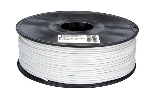 FILAMENTO ABS 3 mm - COLOR BLANCO - 1 kg