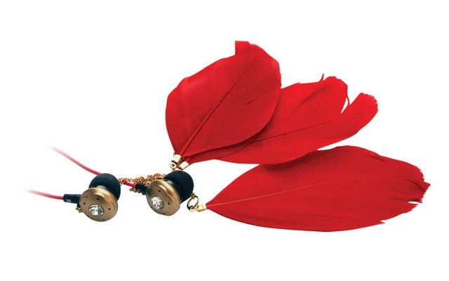Auriculares de plumas