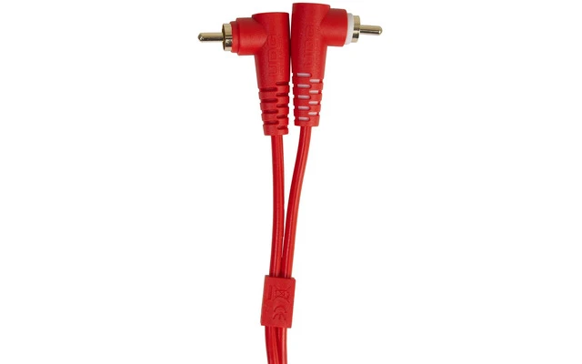 UDG Ultimate Audio Cable Set RCA Straight - RCA Angled Red 3m