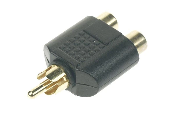 SEPARADOR - RCA MACHO A 2 x RCA HEMBRA
