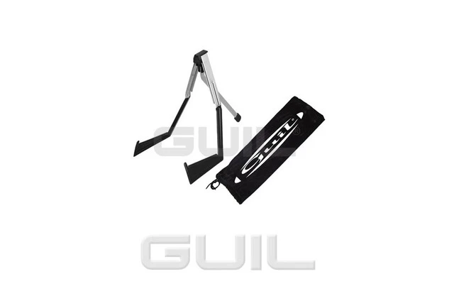 Guil GT-21 Soporte plegable para guitarra acústica / clásica. Incluye funda de terciopelo