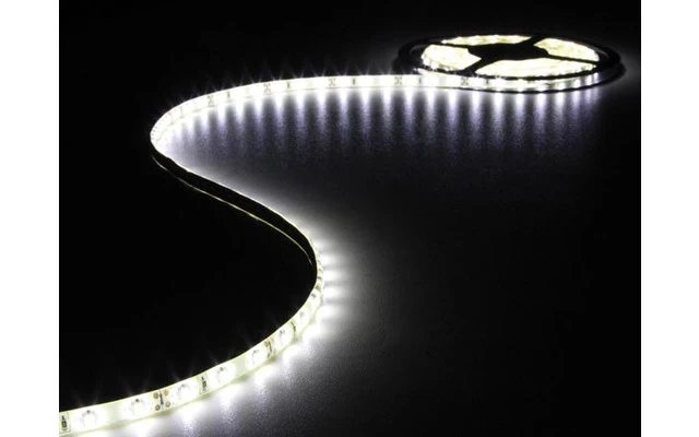 CINTA DE LEDs FLEXIBLE - COLOR BLANCO FRÍO - 300 LEDs - 5m - 12V