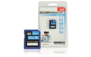 Tarjeta de memoria SDHC Clase 10 de 8 GB