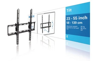 Soporte de pared inclinable para TV de 23 - 55", 30 kg - Valueline VLMTM