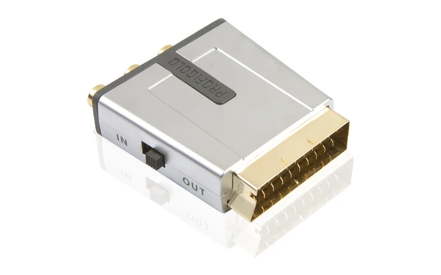 Adaptador SCART - 3RCA + S-Vídeo de Altas Prestaciones