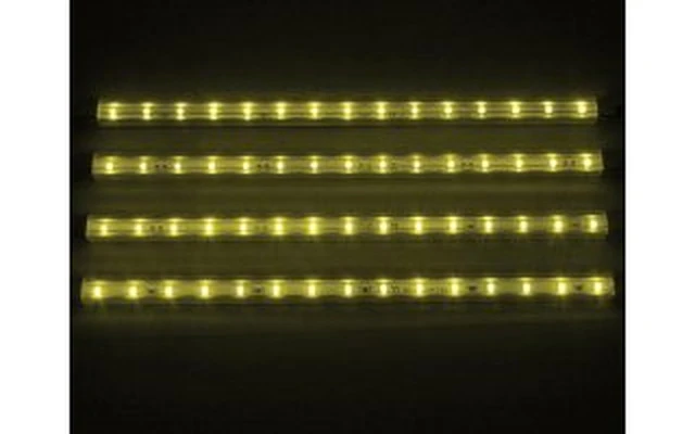 CINTAS DECORATIVAS CON LEDs - 4 uds. - 12V - COLOR AMARILLO