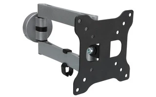 Soporte de pared para TV - 13"-27" (33-69 cm) - máx. 15 kg - Full Motion - Aluminio