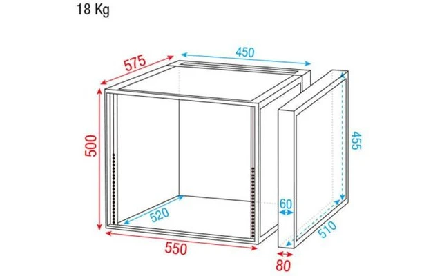 DAP Audio Rack 19