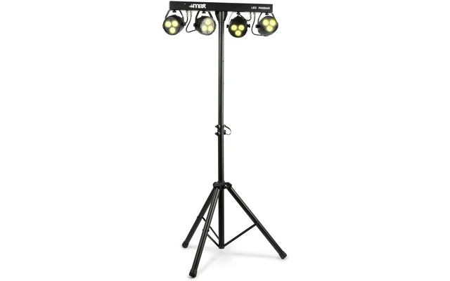 Max LED PARBAR con 4 focos 3x 4 en 1 RGBW