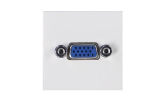 Audac CP 45 VGAW Placa de conexión con VGA blanca