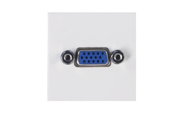 Audac CP 45 VGAW Placa de conexión con VGA blanca