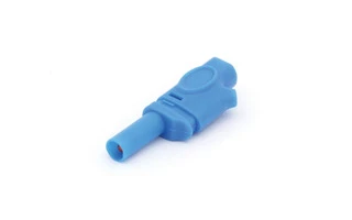 BANANA 4mm APILABLE - AZUL (IEC1010)