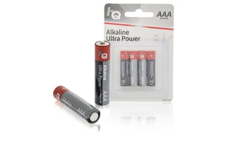Blíster de 4 pilas alcalinas AAA - HQ HQLR03/4BL