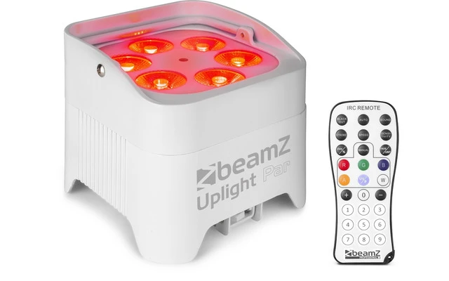Beamz BBP96SW Foco PAR con bateria 6x 12W WDMX 