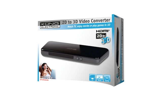 Conversor de vídeo de 2D a 3D para dispositivos con HDMI® König
