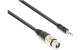 Vonyx Cable XLR Hembra-Jack 3.5 Stereo (0.5m)