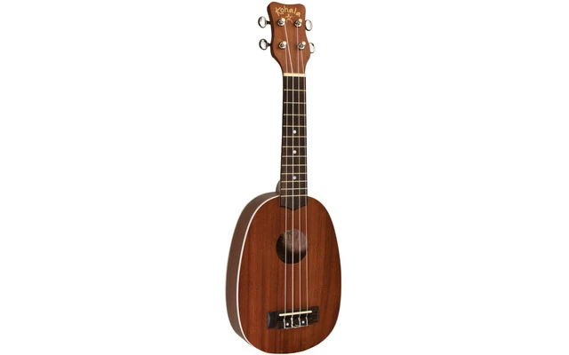 Kohala AK-SP - Ukelele soprano en caoba forma de piña Akamai