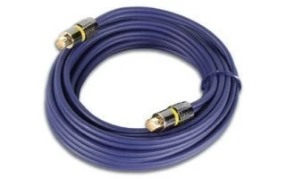 Cable vídeo SVHS,2 x conector macho mini-din 4 polos, 5 metros,dorados
