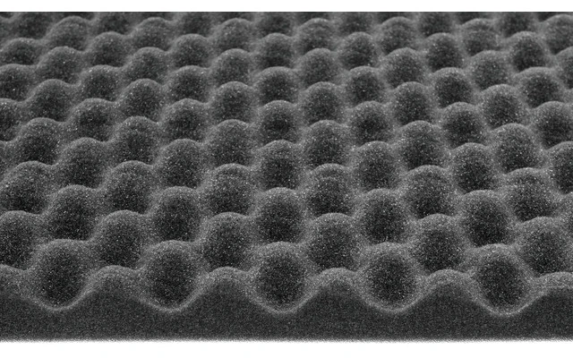 Foam aislante acústico con forma de huevo