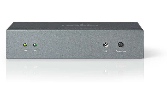 Conmutador HDMI™ - 2 puertos - 2 entradas HDMI™ - 1 salida HDMI™ - Nedis VSWI3412AT